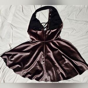 Romeo and Juliet Couture Halter Skater Flare Dress